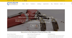 Desktop Screenshot of dariuskohanmd.com
